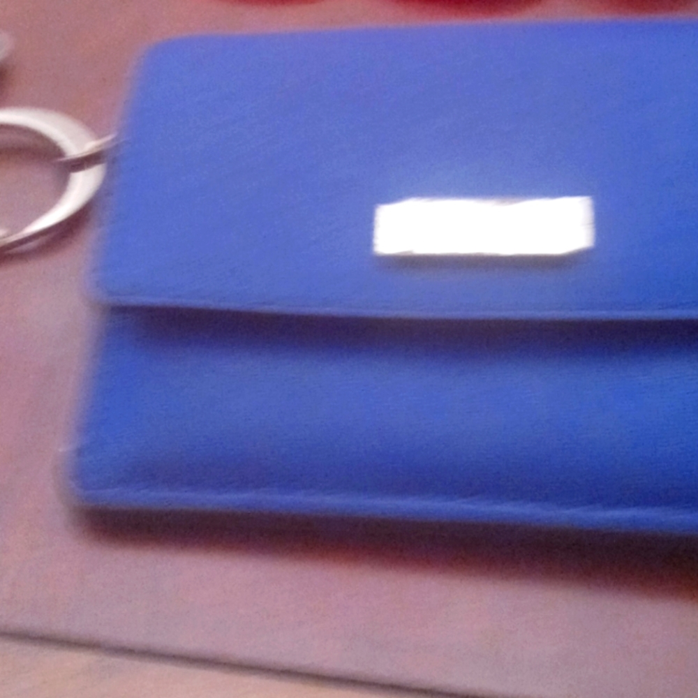 Kate spade blue wallet live colorfully